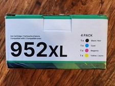 4 Pack 952 XL Ink Cartridges for HP 952XL OfficeJet Pro 8710 8210 7740 8720 8715