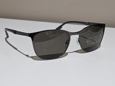 STORE DISPLAY NEW COLUMBIA C128S 072 GUNMETAL GREY HORN SUNGLASSES FRAMES 57-20