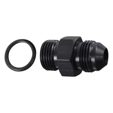 ICT Billet AN Fitting F08AN080R; ORB to AN Adapter Black -08AN to -08 ORB male