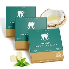 Remineralizing Chewing Gum Frankincense Mint 4-Pack 18 Sugar-Free Pieces