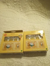 Sylvanian Families LAMPSHADE AND FLOWER CURTAIN SET  Calico Critters - Set of 2