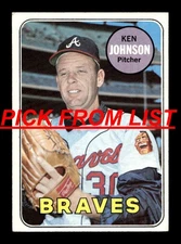 1969 Topps Baseball #14-281 VG-EX Pick From List ALL PICTURED uu4