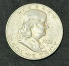 1953-D Franklin Silver Half Dollar 90%, NO RESERVE #842