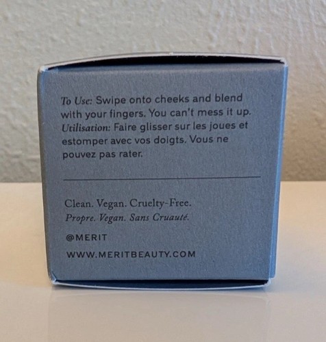 New MERIT Flush Balm 0.31oz Full Size - NEW in Box Cheek Color - Cheeky BNIB - Picture 6 of 8