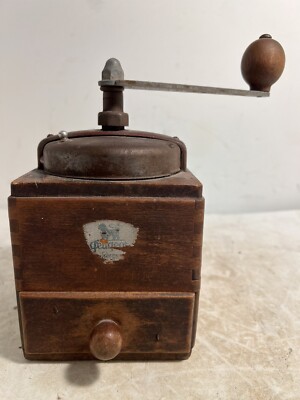 Vintage Peugeot Freres Coffee Grinder Mill Made in France