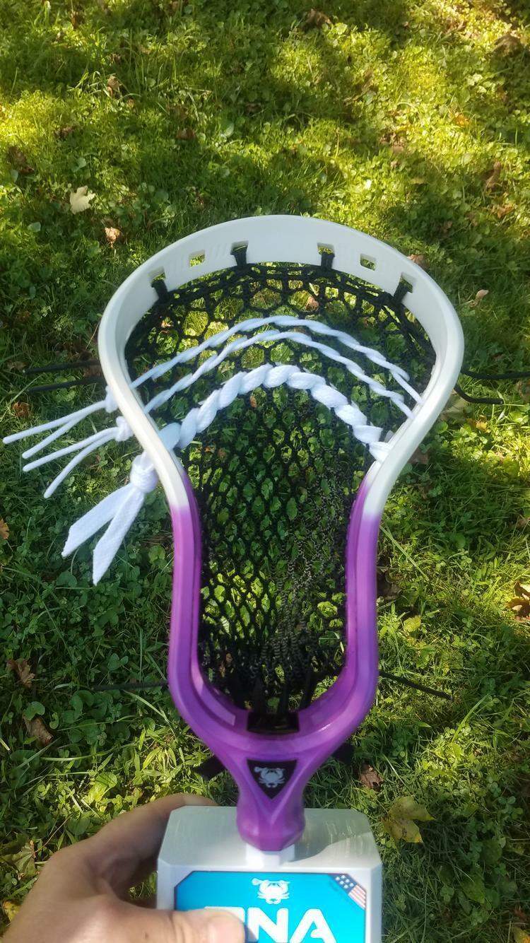 NEW ECD DNA Lacrosse Lax Head  Black Hero 2.0  Yellow Purple UAl