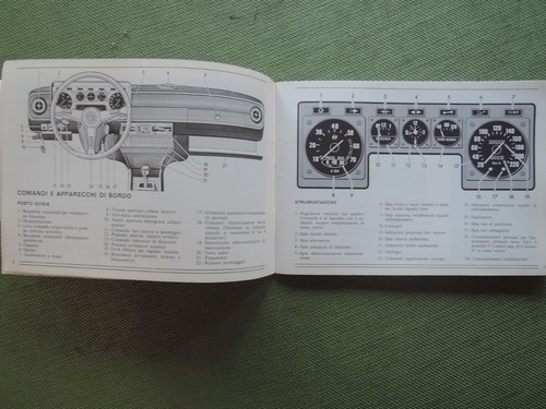 ALFA ROMEO ALFETTA 1.8 SEDÁN MANUAL DEL PROPIETARIO ITALIANO Público # 2391 Impreso 2/1976 - Imagen 6 de 19