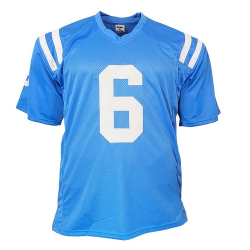 Zach Evans Signed Ole Miss College Light Blue Football Jersey (JSA) - Picture 3 of 3