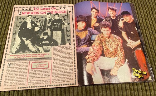 Vintage RARE Dream Guys Mag Teen Party Collector Issue No 10 1991 NKOTB Wahlberg - Picture 14 of 24
