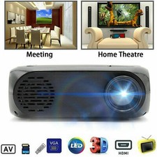 Mini Proiettore LED Portatile 1080P HD Home Cinema Multimedia USB AV HDMI