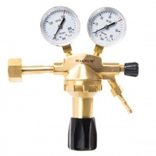 Druckminderer Stickstoff Druckmanometer Druckregler 40 bar  Messing