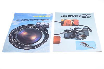   MULTI COATING & PENTAX ES ORIGINAL A4 PRODUCT GUIDE BROCHURES GERMAN 160