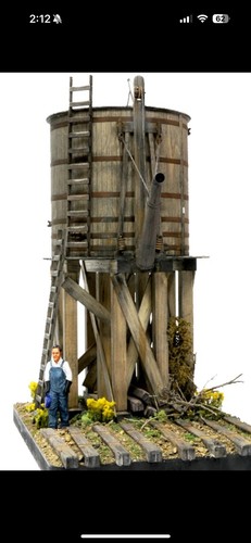 Banta Modelworks Branch Line tanque de agua escala F G kit de estructura ferroviaria 8135 | Zustand: New
