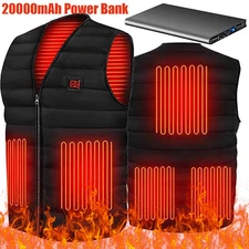 Heated Vest Lightweight Heated Jackets with 20000mAh Battery Pack 3 Heat Levels