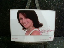 Kara Tritton Pre-Print QVC Original Cast Card . Tv Actress Model Presenter