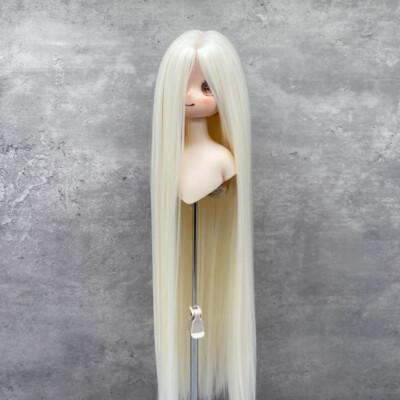 Lange Gerade BJD Haar Perücken Für 1/3 1/4 1/6 Kugelgelenkte BJD Puppe BJD Wig