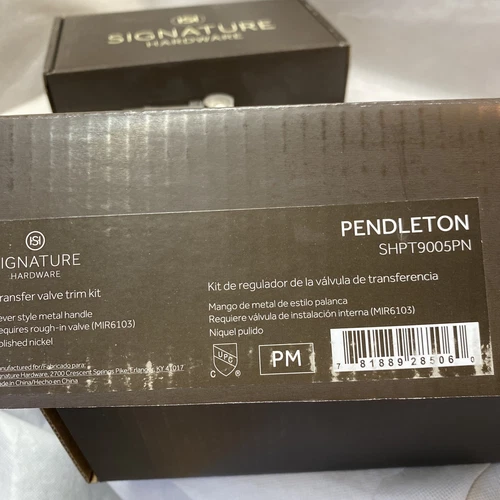 Mirabelle Pendleton Bath Valve Lever Trim Handle, Polished Nickel MIRPT9005PN - Picture 8 of 8