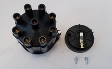 FEMALE Cap +Rotor 8 CYLINDER PRO SERIES Top Street Performance BLACK Distributor