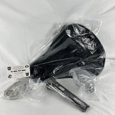 MoSoftail Spring Bracket Seat for Harley Black Crocodile 13" Cushion Motorcycle