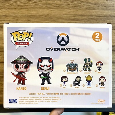 Hanzo and Genji Funko Pop! 2 Pack Overwatch GameStop Limited