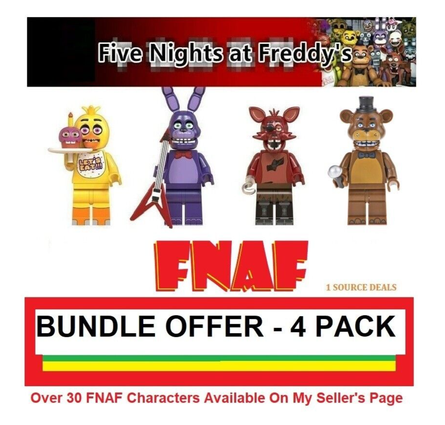 Five nights at Freddy’s l figs 4個セット Five Nights At Freddy's 4 Pack Bundle FNAF - BEST DEAL - READ