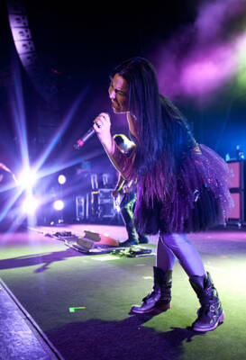 Amy Lee of Evanescence at the Carnival of Madness tour 2012 at DTE- Old Photo-14