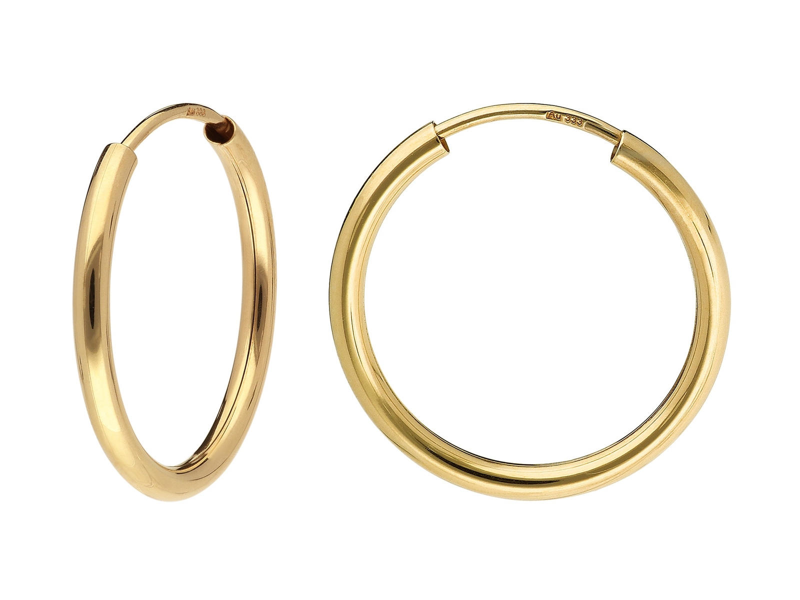 TRENDOR Schmuck Damen-Золотое кольцо 3338 Карат Креоленовое золото 2 мм 20 мм 15174 16090₽