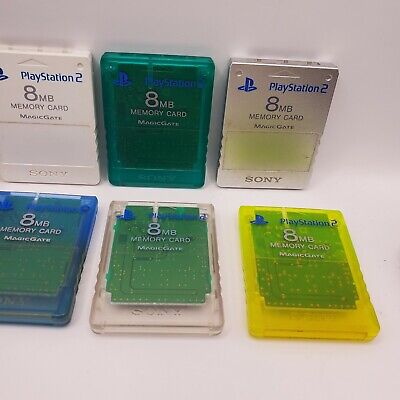 Sony Playstation 2 PS2 Official OEM MagicGate 8mb Memory Card Genuine  SCPH-10020