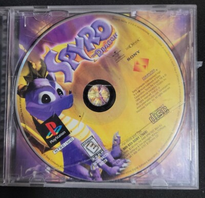Spyro: Year Of The Dragon (Sony PlayStation1) PS1 Disc & Ripto's Rage