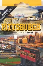 Pittsburgh The City of Steel 4 Scenes Souvenir Playing Cards