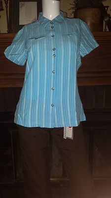 NWT Rossignol  button up collared Shirt size Medium, outdoors fishing hiking