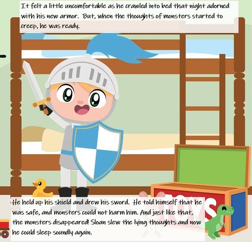 Sloan the Thought Slayer: A Story and Game About Overcoming Fears with CBT - Picture 5 of 12