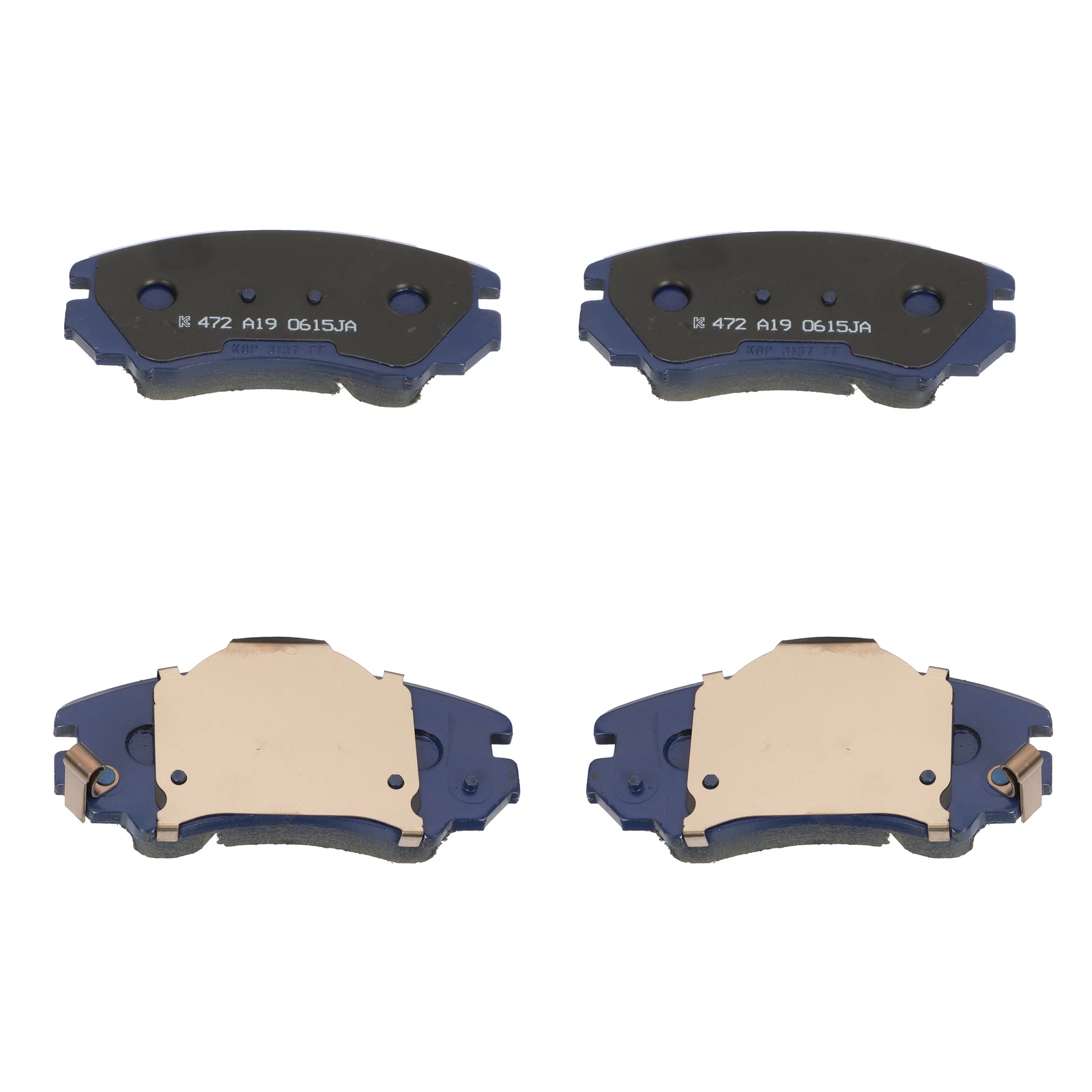 Juego de pastillas de freno delanteras para Kia Soul 2012-2013 (N/P 58101-2KA51)