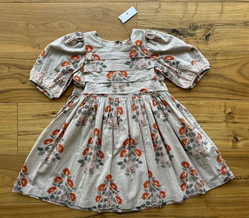 NWT Pink Chicken Girls Evelyn Dress - Cloud Bouquet Floral w/ Sequins Size 7 $88