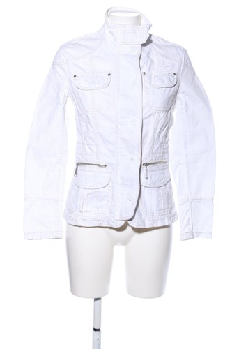 Veste Mi-saison Naf Naf Femme – Bleue, Taille 42, Coupe Ample, Polyester