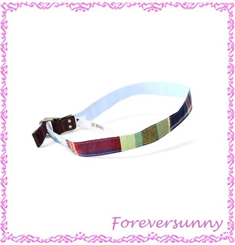 Baby Gap Madras karierter 1" breiter brauner Ledergürtel Größe 2-5 Jahre neu mit Etikett - Bild 4 von 6