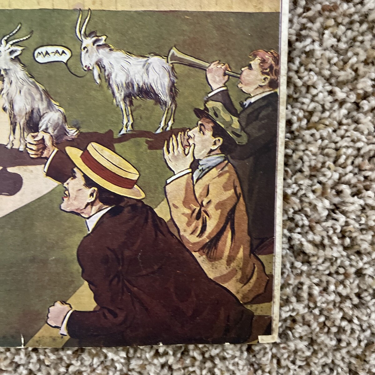 Partition Originale Baseball 1909 – Let's Get The Umpire's Goat – Vintage EX75