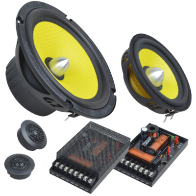 Ground Zero 3-Wege SQ Lautsprecher System 16,5cm GZTC 165.3X-II SoundQuality KFZ