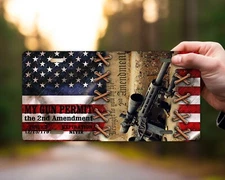 My Gun Permit Aluminum Front License Plate Car Accessory Vanity