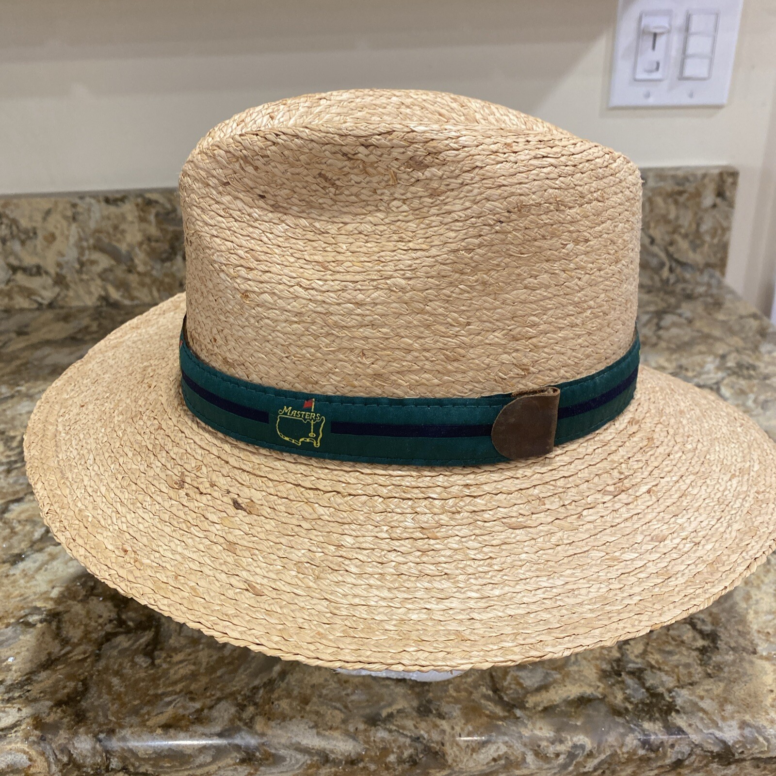 Vintage Augusta National Masters Golf Tournament Straw Hat L/XL Made In USA eBay