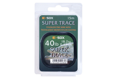 Drennan Esox Super Trace 40lb - Terminale Per Pesca Al Luccio (Paga 1 Posta)