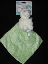 Baby Gund Lil Luvs Liam Llama Tuck Away Security Blanket Lovey White Green Lamb