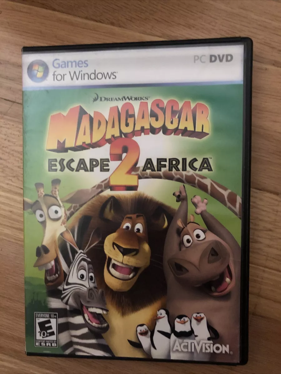 Jogo Mídia Física Madagascar Escape 2 Africa Original PC