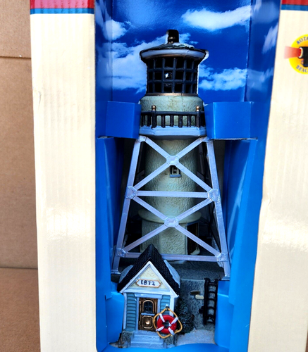 Lemax 2002 Christmas Village Collectibles Rivermouth Lighthouse Rotating Beacon - Picture 2 of 12