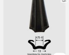 Flocked window channel rubber this price is per metre and fits multiple  cars