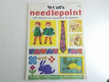 McCall's Needlepoint With Step-by-step Instructions For Beginners 22 Items