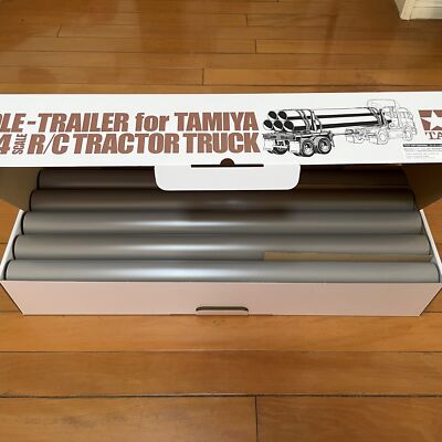 Remorque à Poteaux Tamiya 1/14 Pour Camion Tracteur - Référence 56310 - Modèle RC D'occasion En Bon état - Fabriqué Au Japon