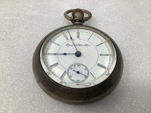 elgin railroad pocket watch Running Pw18 - Picture 7 of 8