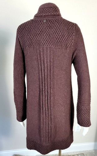 Abrigo suéter para mujer Prana Elsin marrón cacao talla grande - nuevo con etiquetas - Imagen 4 de 5
