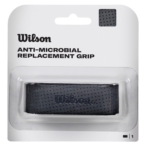 Wilson Impugnatura di Ricambio Anti Microbica Dual Performance Nero Tennis - Foto 1 di 2